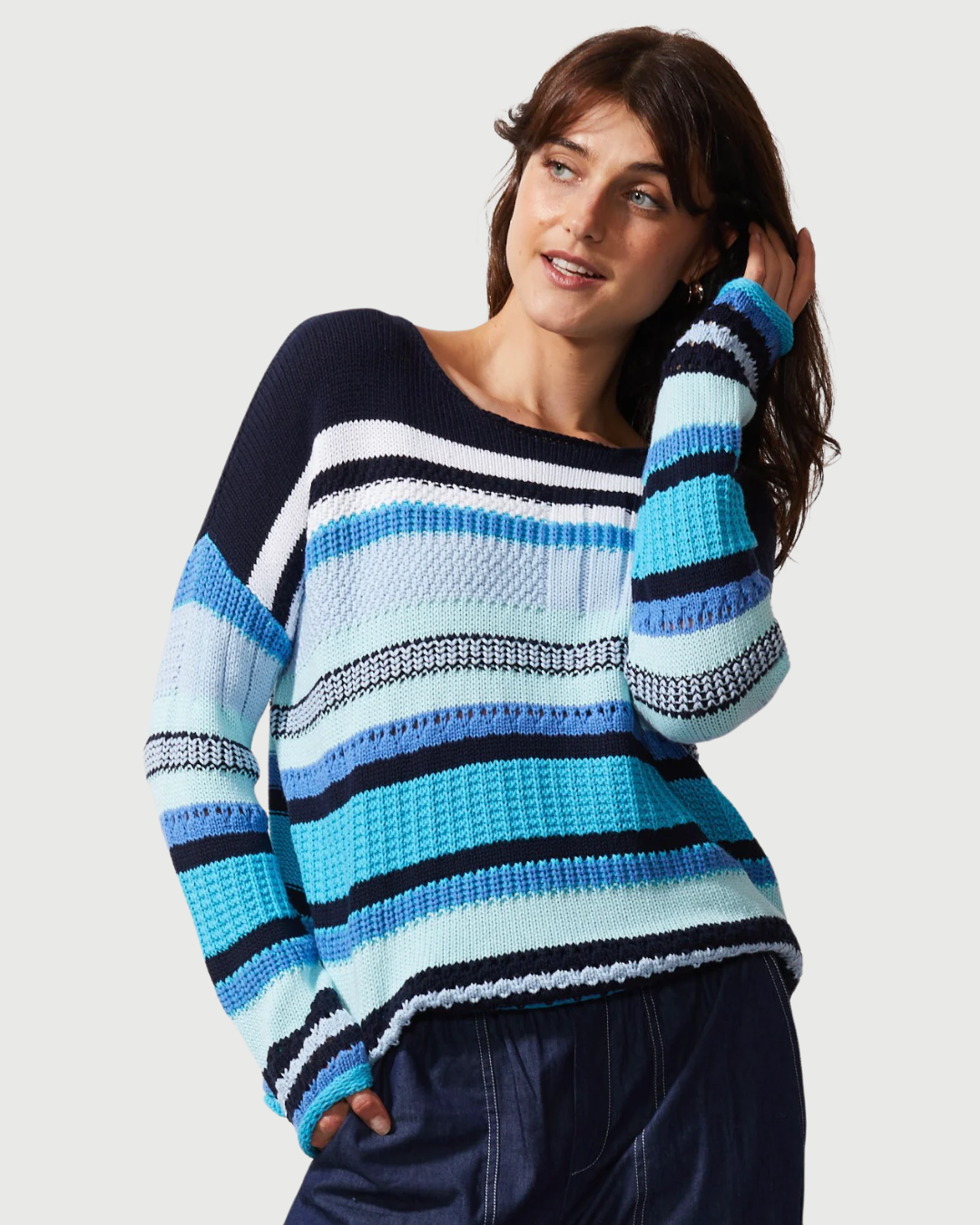 Zaket & Plover Chunky Cotton Jumper