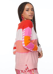 Zaket & Plover Multi Stripe Jumper