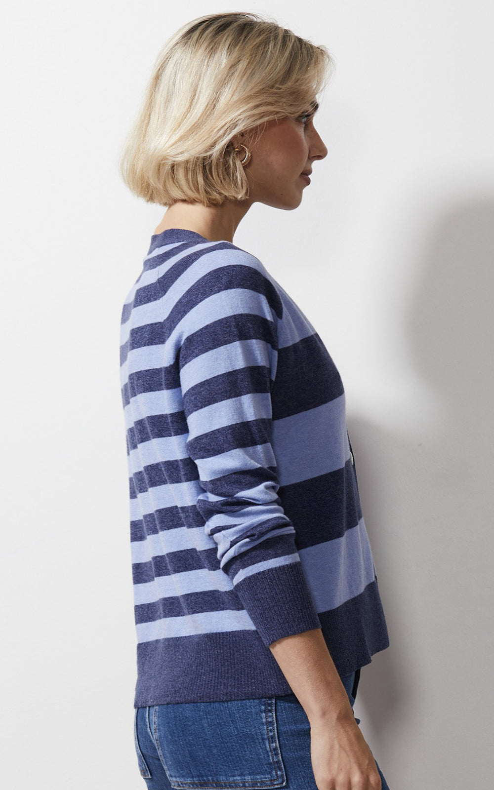 Zaket & Plover Multi Stripe Cardigan