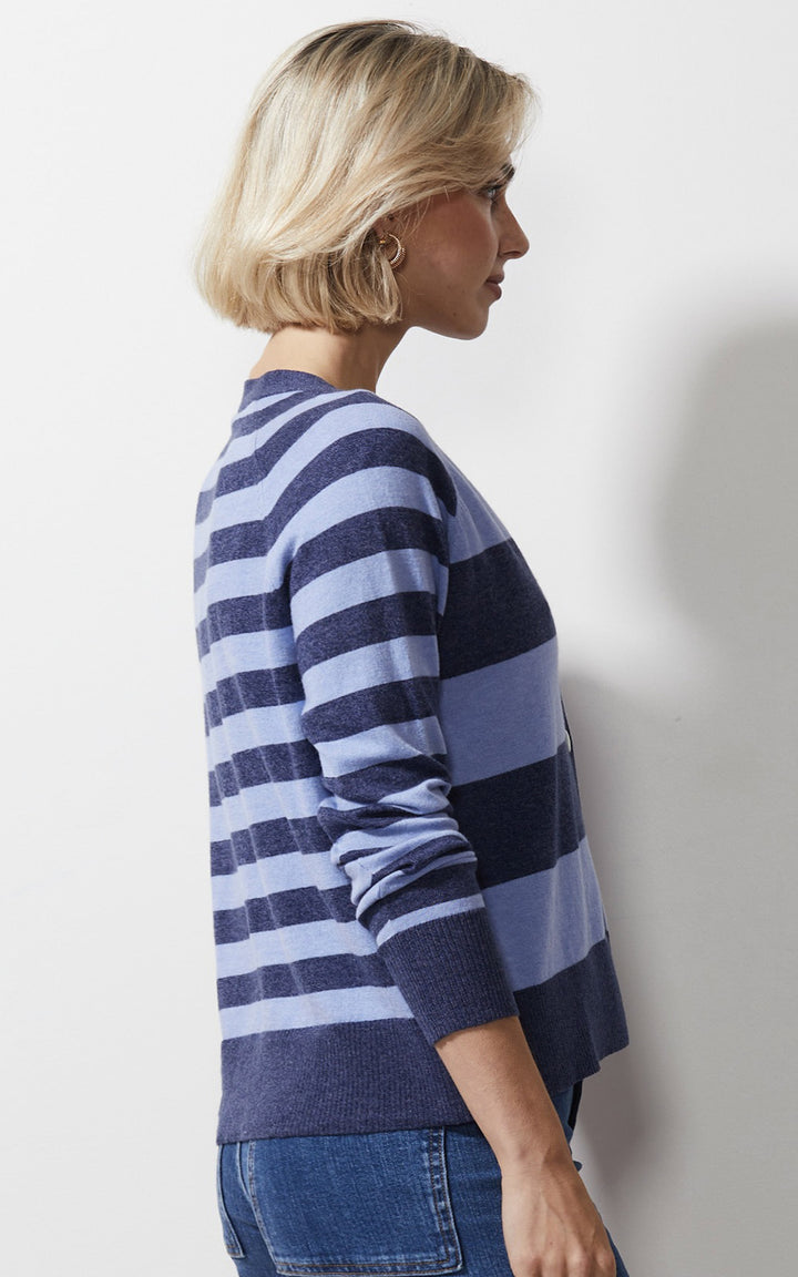 Zaket & Plover Multi Stripe Cardigan