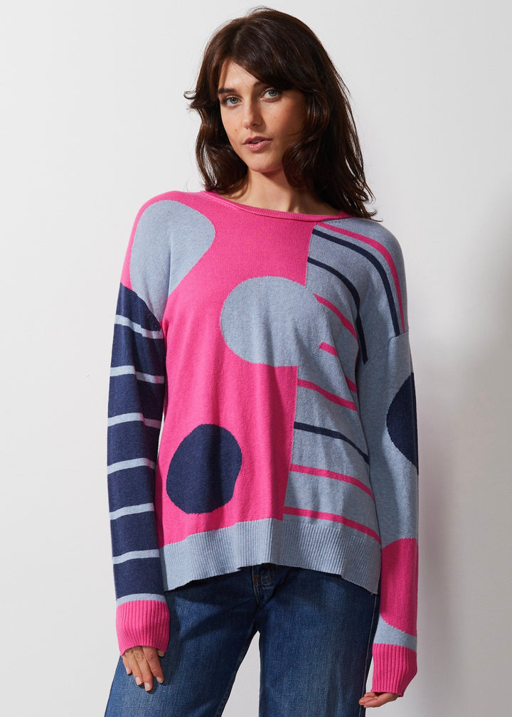 Zaket & Plover Spot on Stripes Jumper