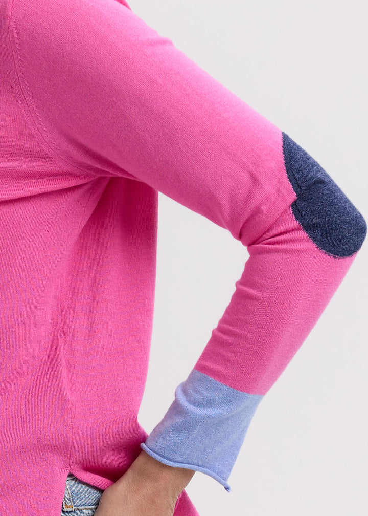 Zaket & Plover Elbow Patch Jumper