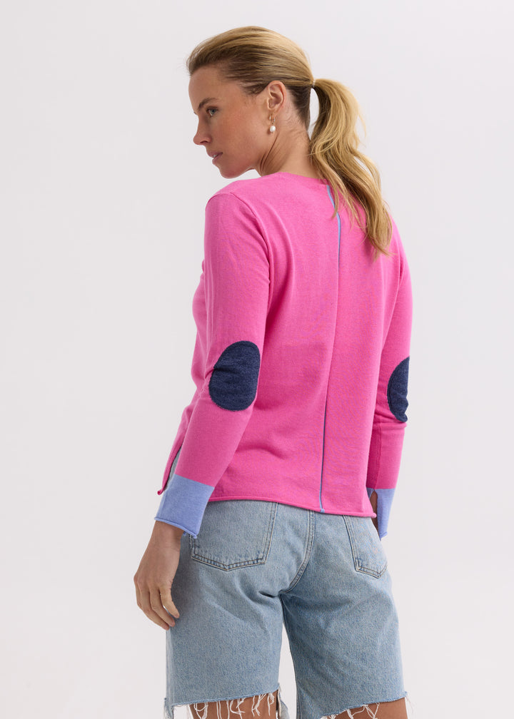 Zaket & Plover Elbow Patch Jumper