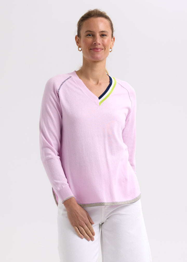 Zaket & Plover Rounded Bottom V Jumper