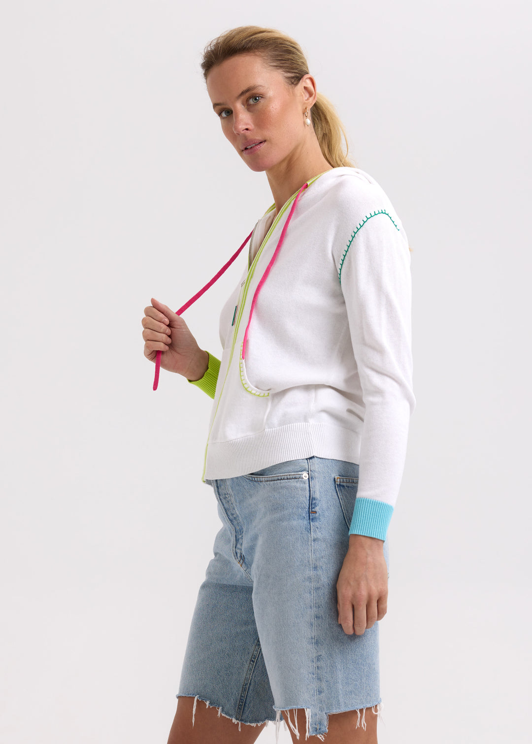 Zaket & Plover Heart Embroidery Hoodie