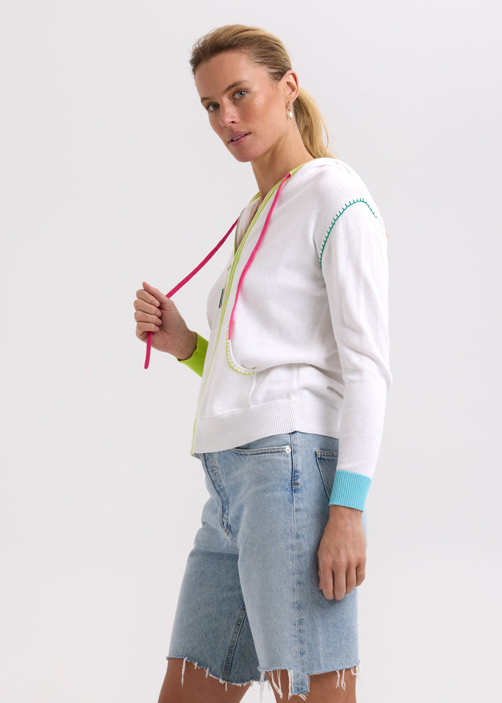 Zaket & Plover Heart Embroidery Hoodie