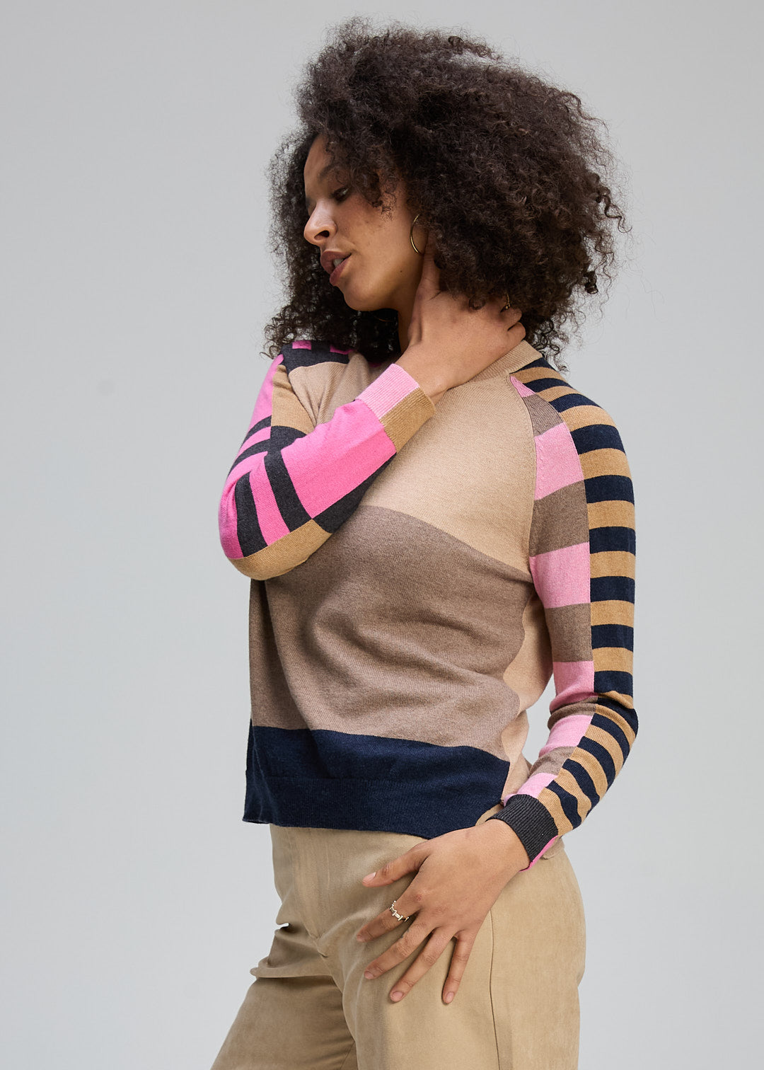 Zaket &amp; Plover Colour Block Jumper