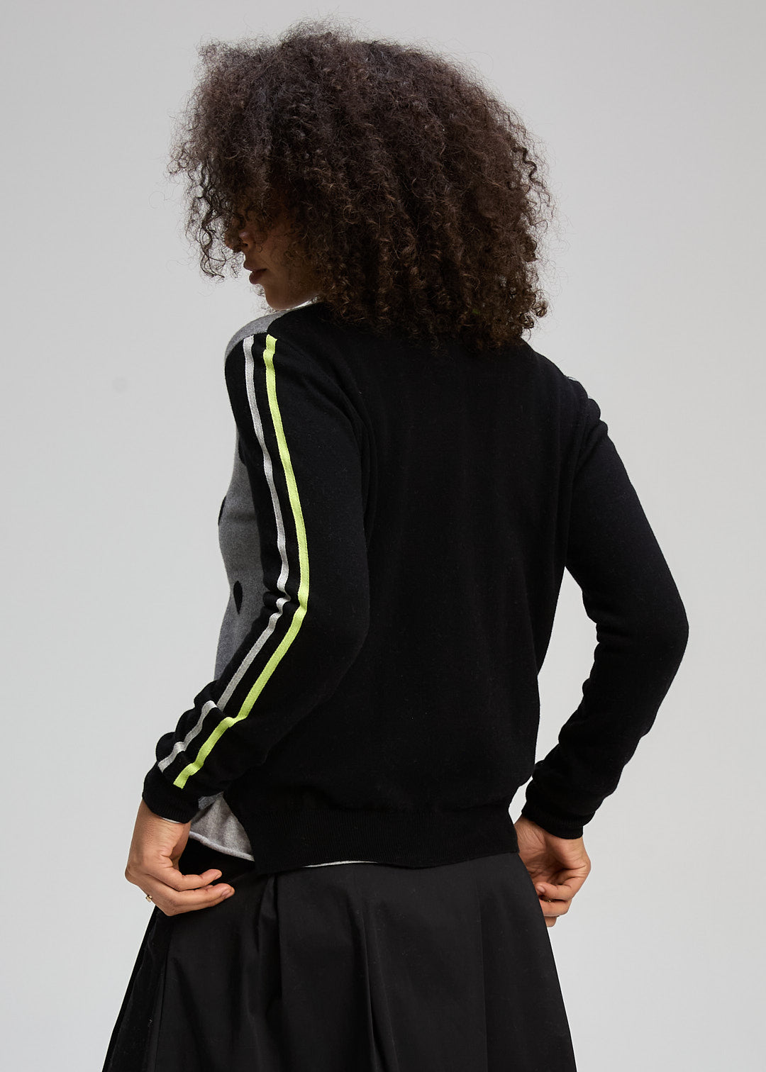 Zaket & Plover Stripe Spot Zip Up