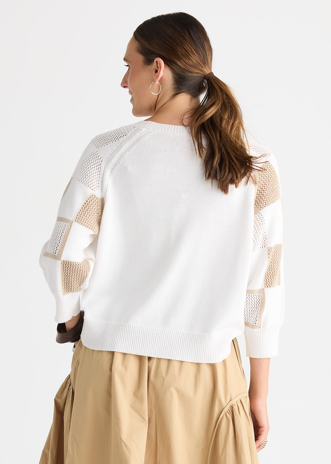 Zaket &amp; Plover Patch Pointelle Top