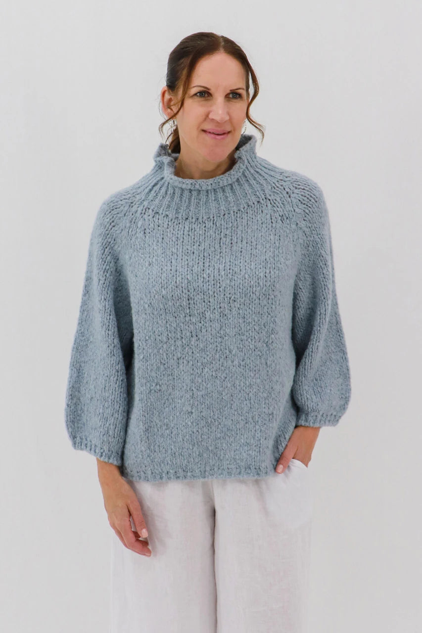 Aida Rose Soraya Boxy Boucle Sweater