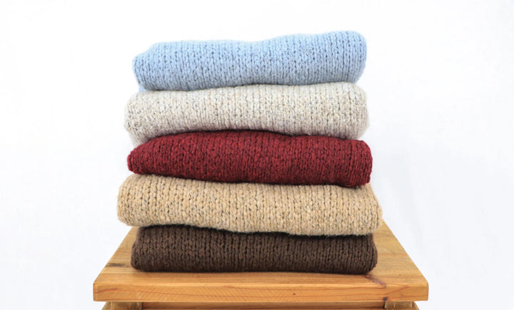 Aida Rose Soraya Boxy Boucle Sweater