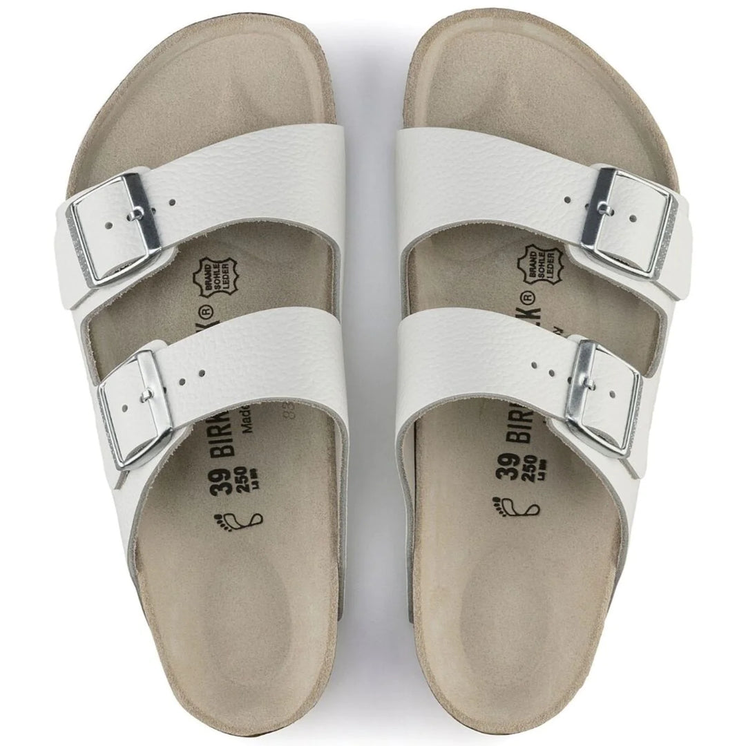 Birkenstock Arizona - Smooth Leather -White