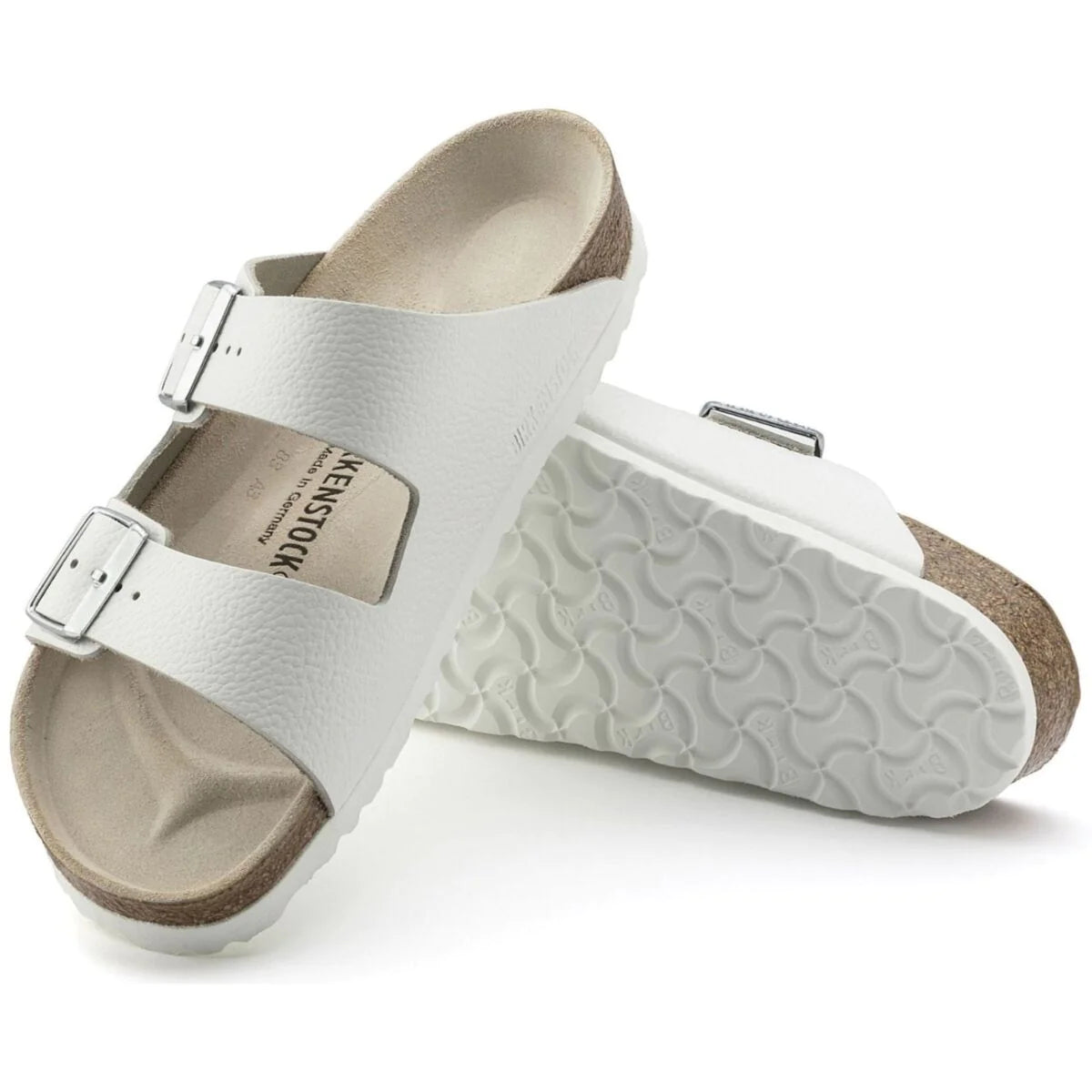 Birkenstock Arizona Smooth Leather -White – compleat@leejames