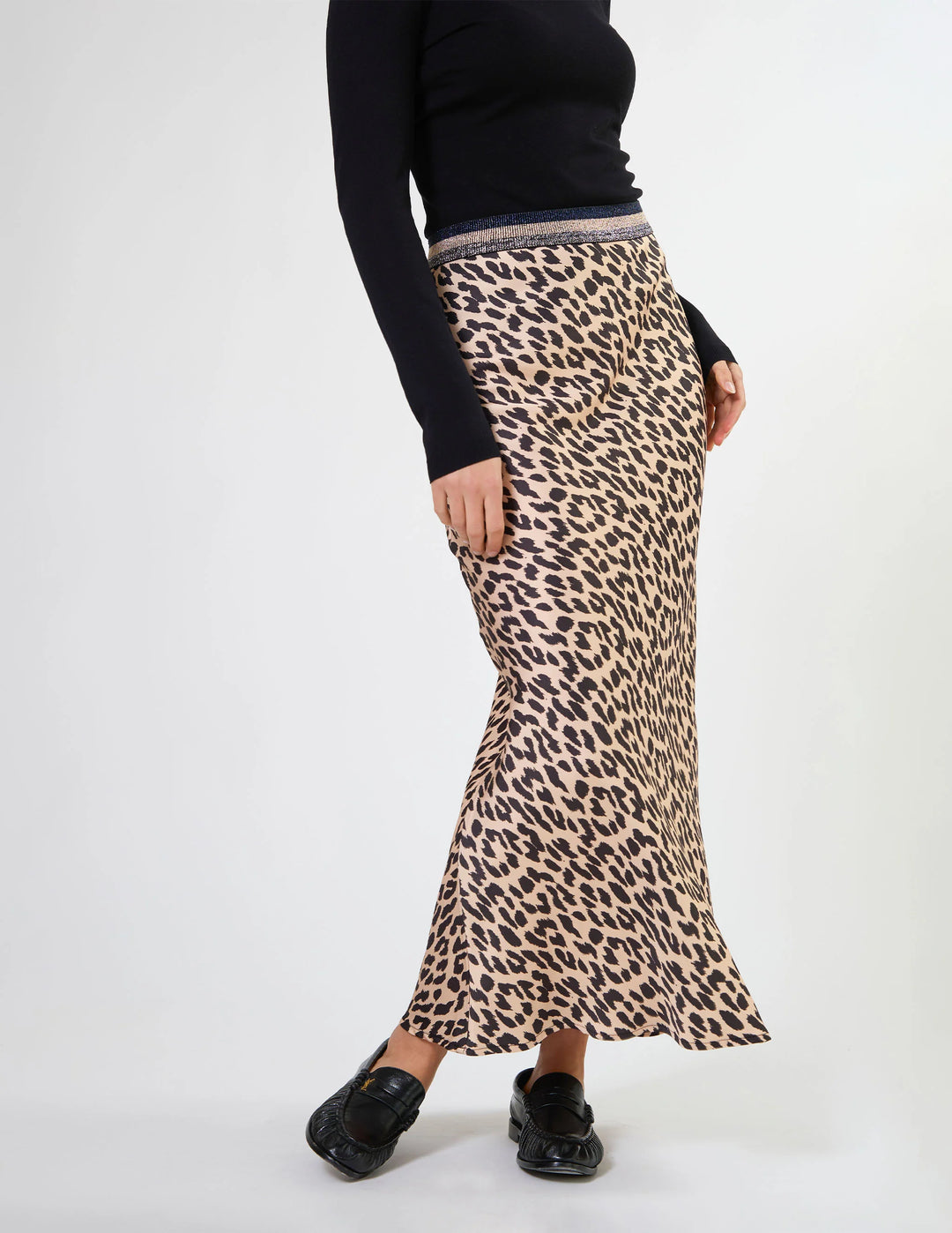 Stella + Gemma Bretta Skirt Snow Leopard