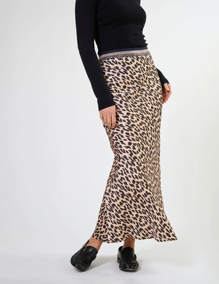 Stella + Gemma Bretta Skirt Snow Leopard