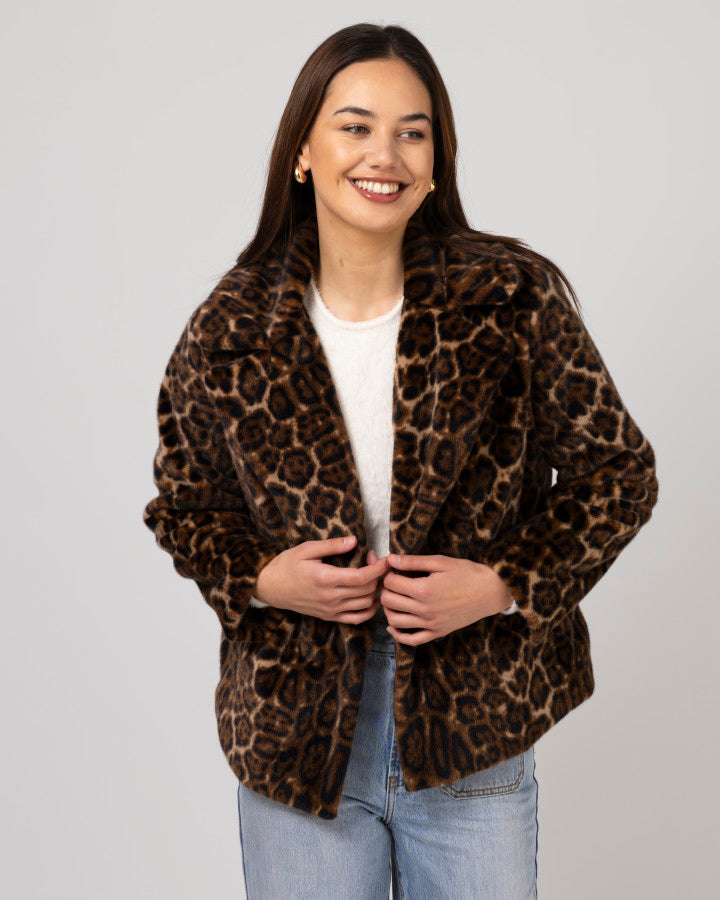 Stella + Gemma Britta Fur Jacket