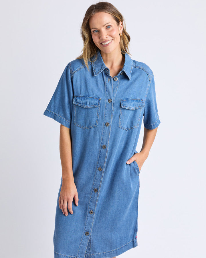 Elm Cora Denim Dress
