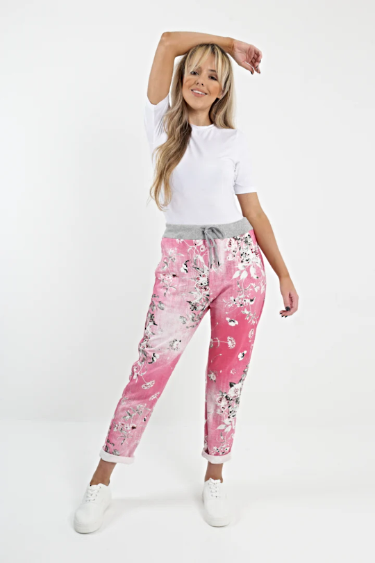 Beau Denver Joggers Pink Floral