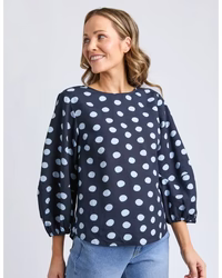 Elm Dotty Top