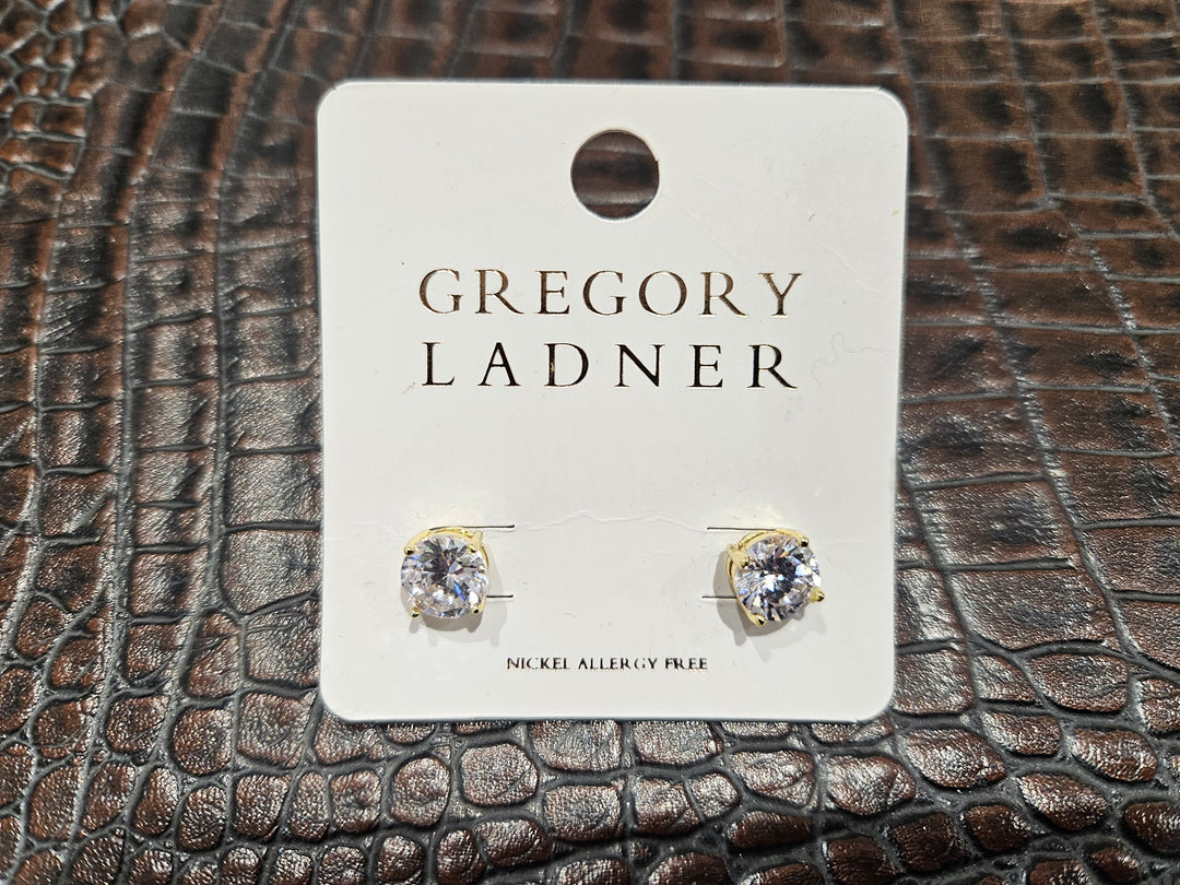 Gregory Ladner 8mm round stud earring