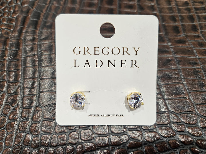 Gregory Ladner 8mm round stud earring