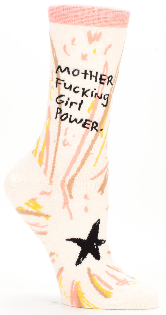 Blue Q Mother F*cking Girl Power Socks