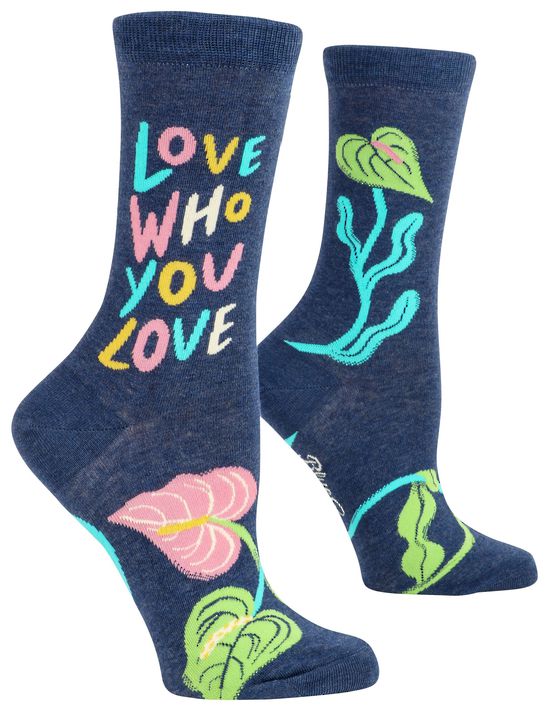 Blue Q Love Who You Love Socks