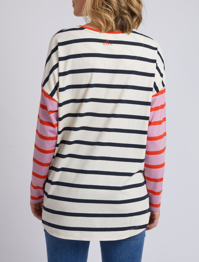 Elm Marta Stripe Long Sleeve Tee