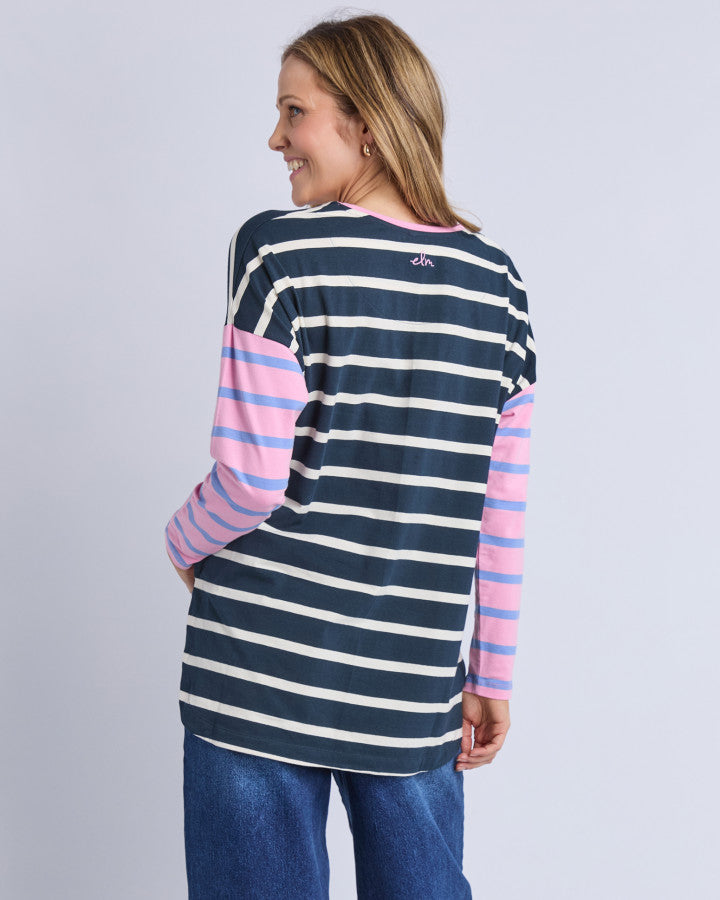 Elm Marta Long Sleeve Stripe Tee