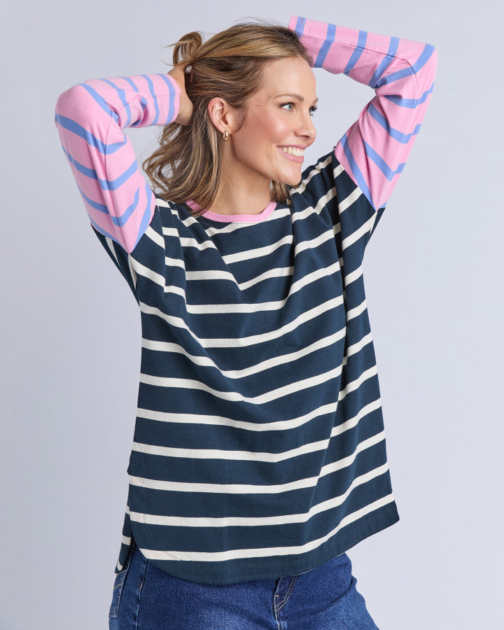 Elm Marta Long Sleeve Stripe Tee