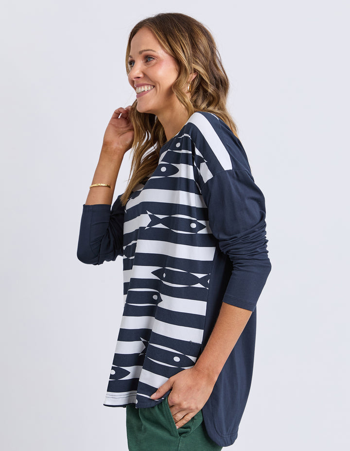 Elm Pesce Long Sleeve Tee