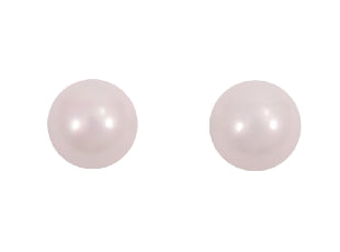 Kiwicraft Pearl Studs 8mm White