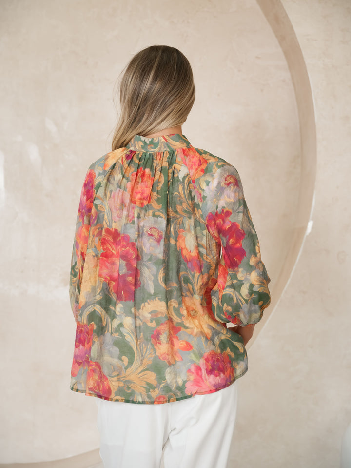 Fria Baroque Rose Blouse