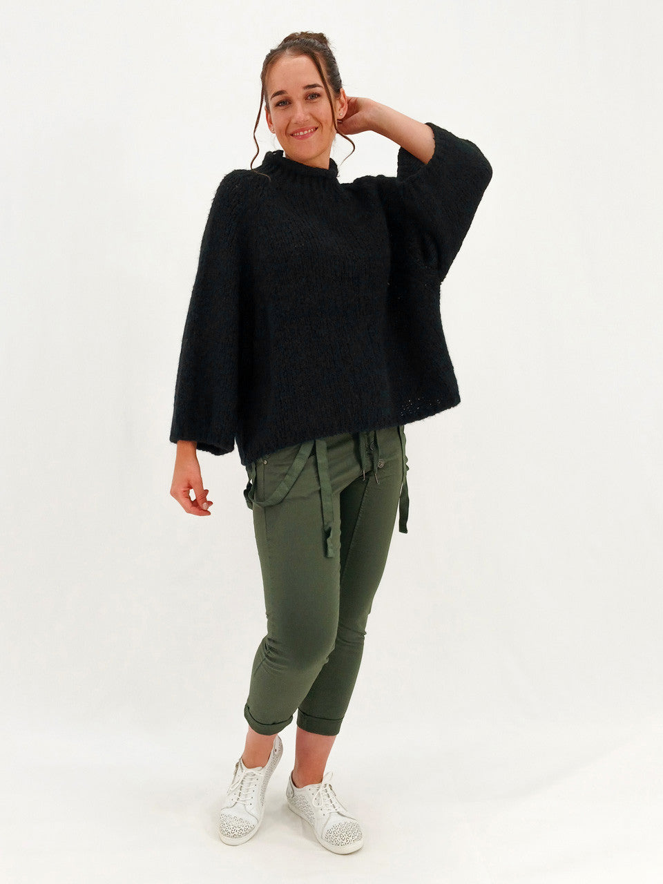 Aida Rose Soraya Boxy Boucle Sweater