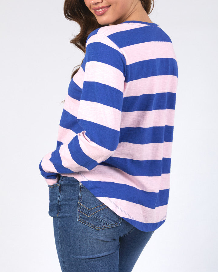 Elm Spritz Stripe Long Sleeve Tee