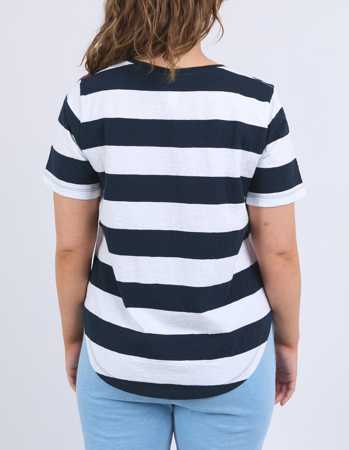 Elm Spritz Stripe short sleeve tee