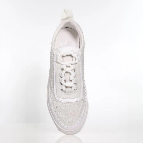 Minx Stitched Banded Petite Pearl Sneaker