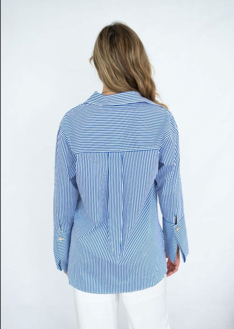 Fria Cotton Pinstripe  Shirt