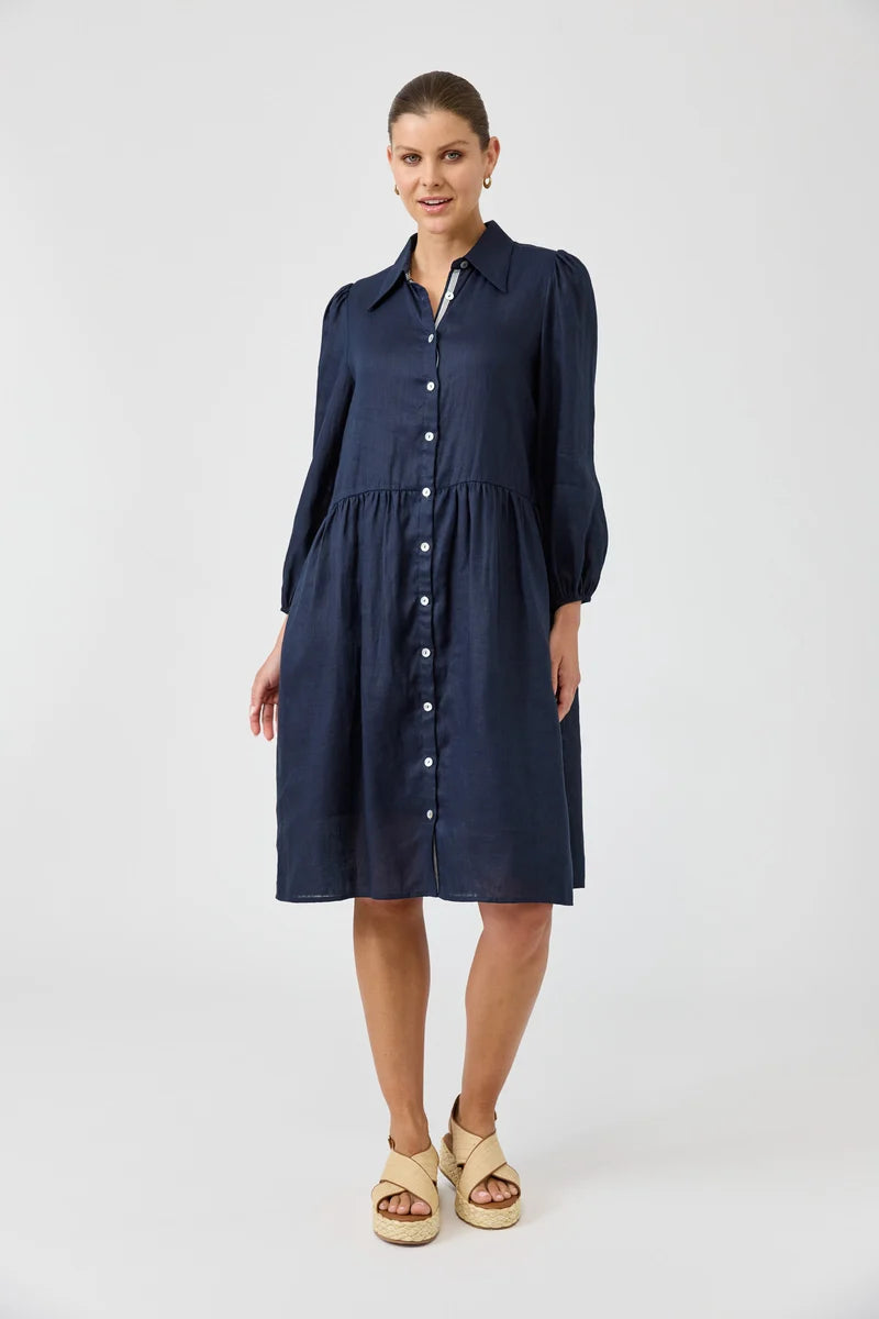 eb + ive Studio Midi Shirt Dress