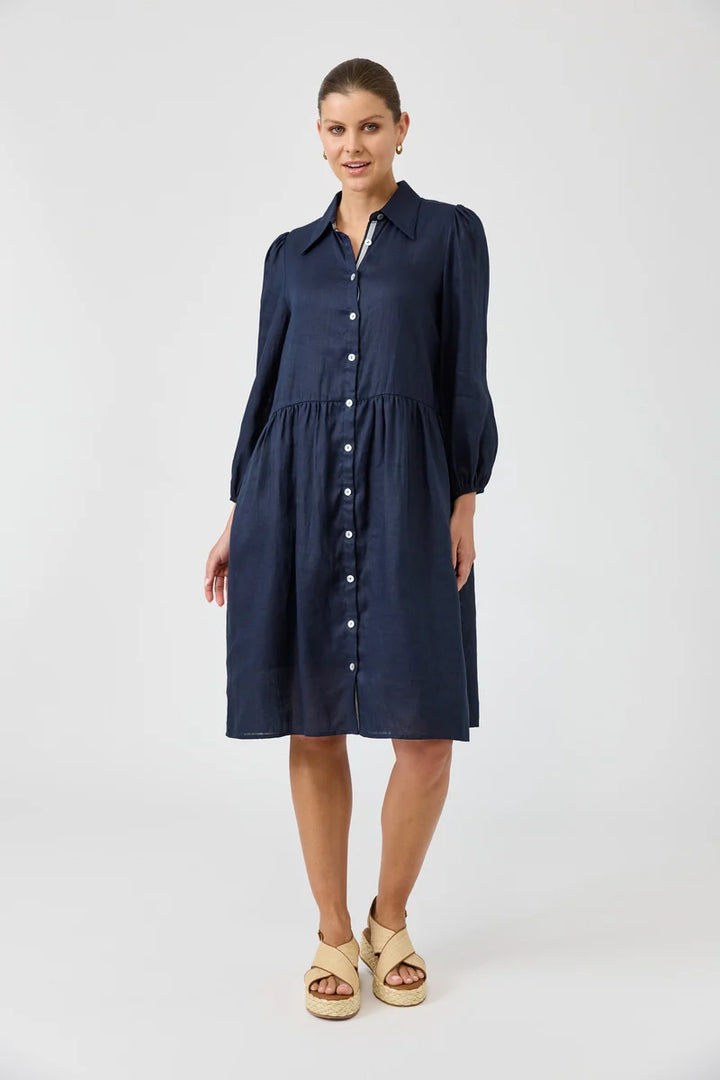 eb + ive Studio Midi Shirt Dress