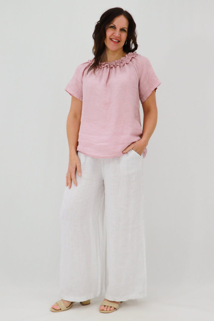 Aida Rose Italia Sweet Ruffle Blouse