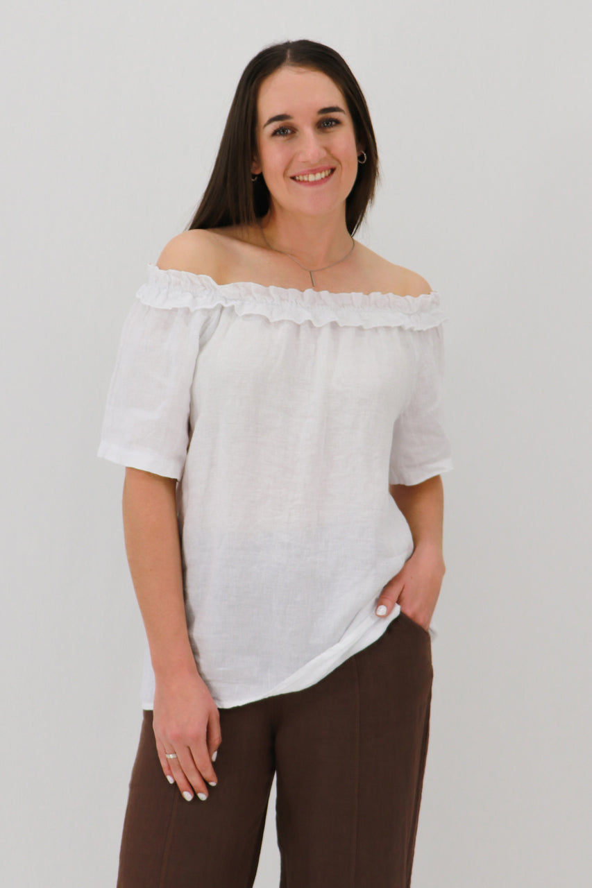 Aida Rose Italia Sweet Ruffle Blouse