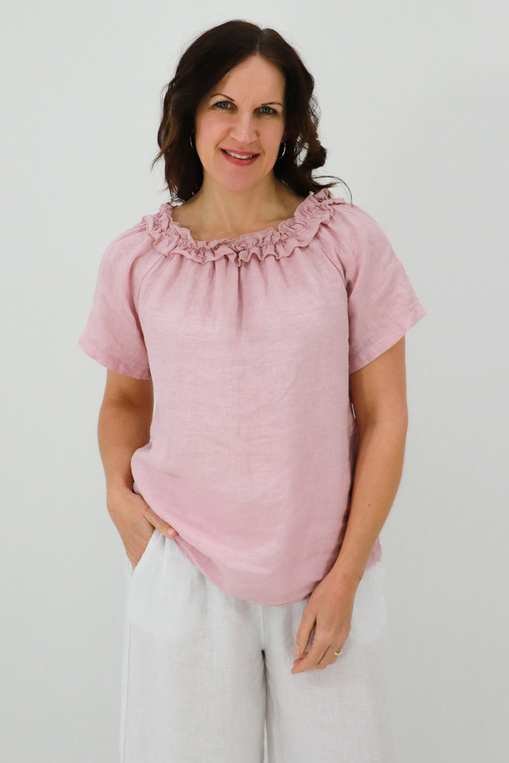 Aida Rose Italia Sweet Ruffle Blouse