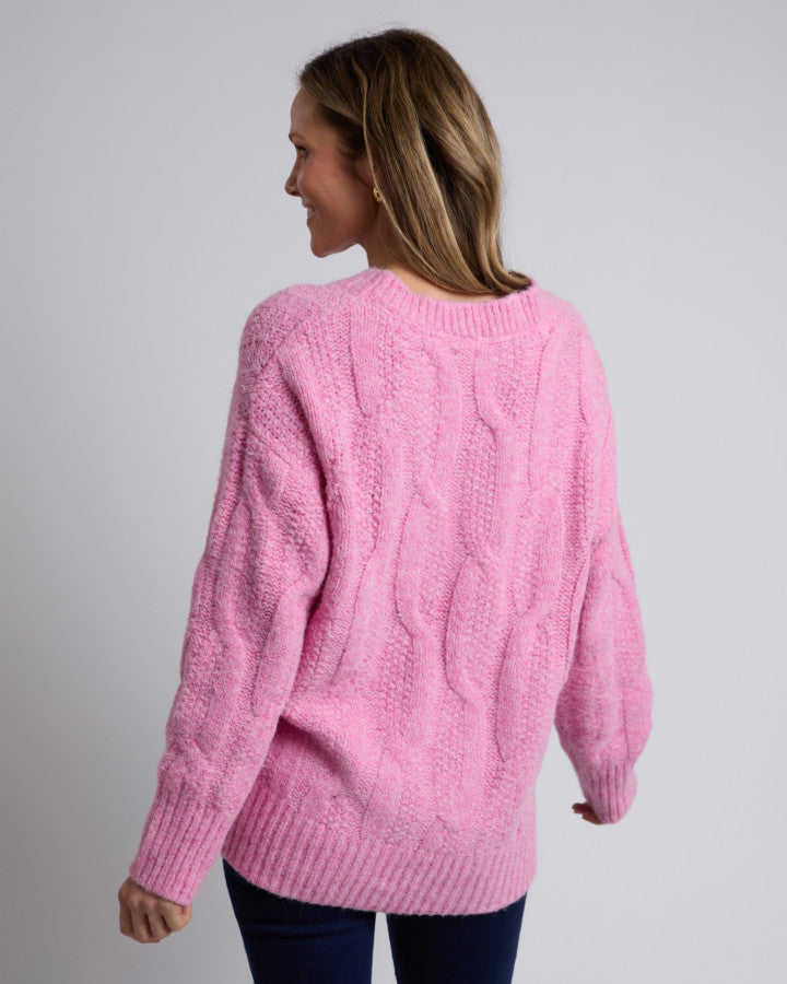 Elm Tallulah Cable Knit Sweater