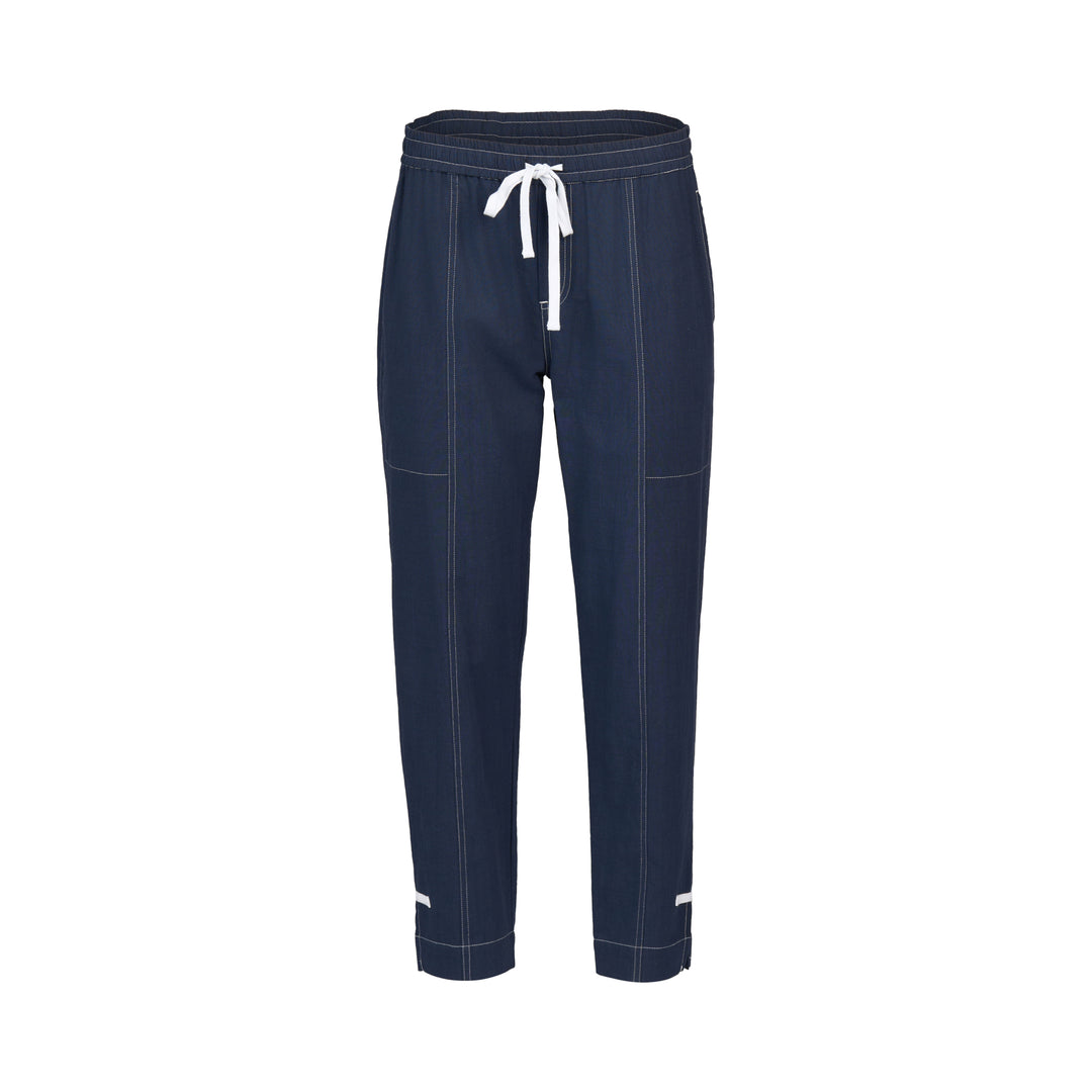 Vassalli Relaxed Leg Ankle Grazier with contrast trim & stitching