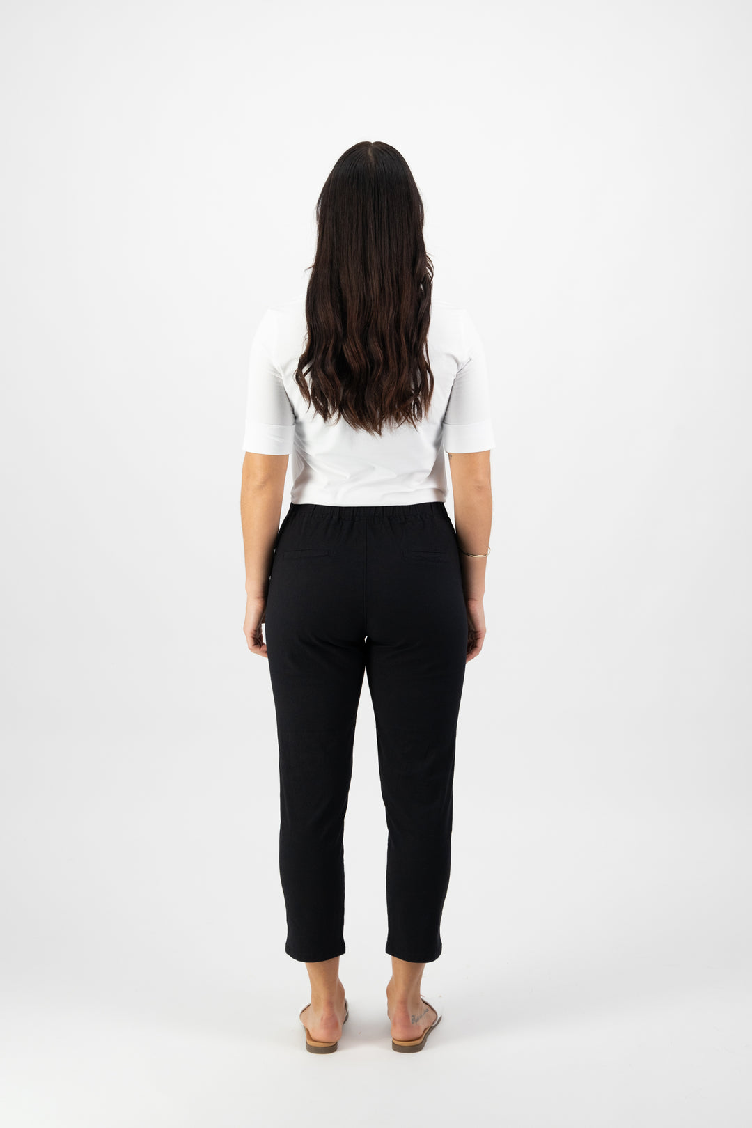 Vassalli 7/8 skinny leg elastic waist pant
