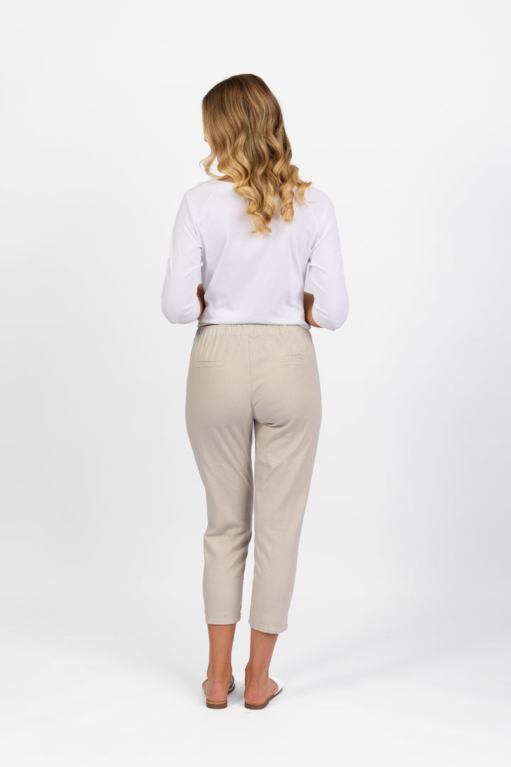 Vassalli 7/8 skinny leg elastic waist pant