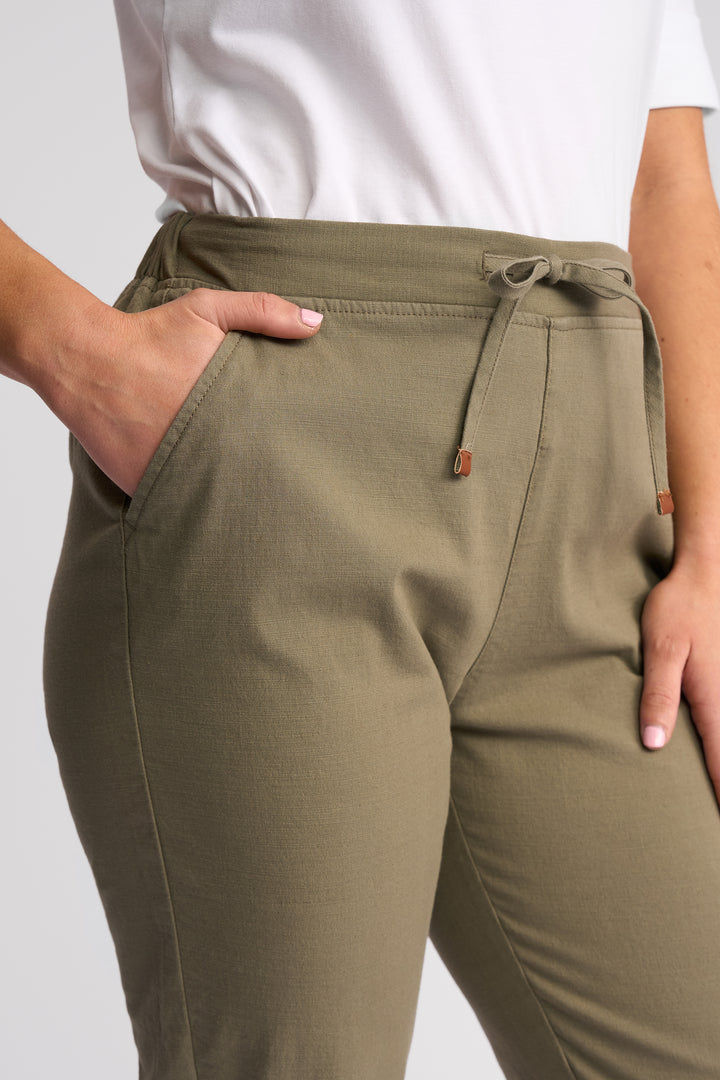 Vassalli Denver 7/8 skinny leg elastic waist pant