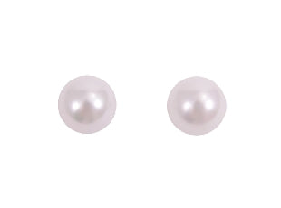 Kiwicraft Pearl Studs White 6mm