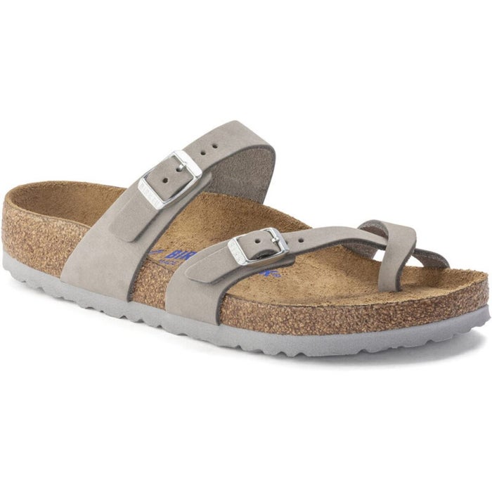 Birkenstock Mayari Leather Dove Gray Sandal